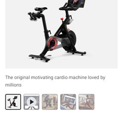 Peloton Bike + Shoes + Weights For Sale