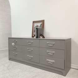 Asian Gray Dresser 