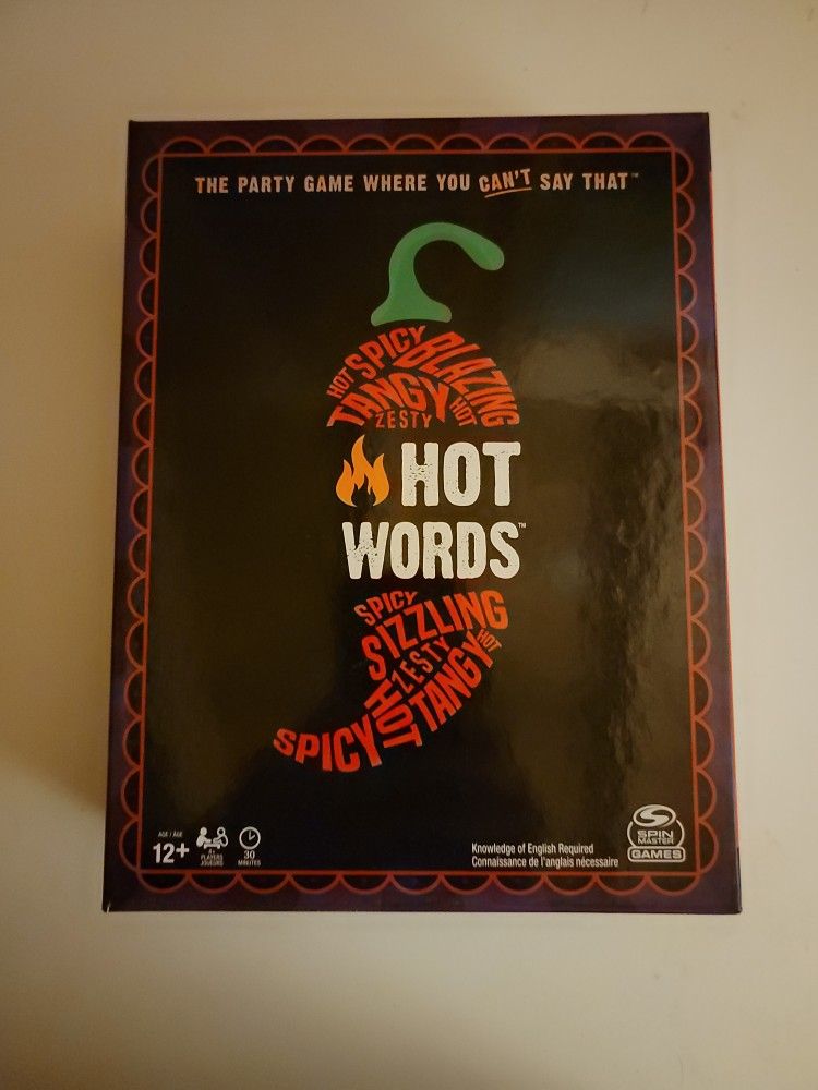 Hot Words Word Guessing Party Game Ages 12+ for 4+ Players