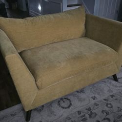 Oversized chair and ottoman