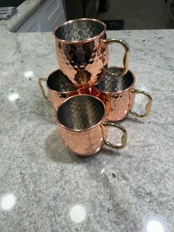 Copper mugs