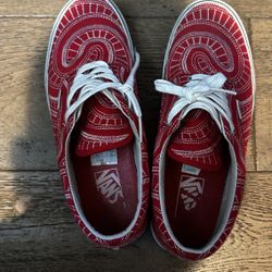 SS14 Supreme x Vans Era Spiral US 9 Red Uptown Era Spiral 