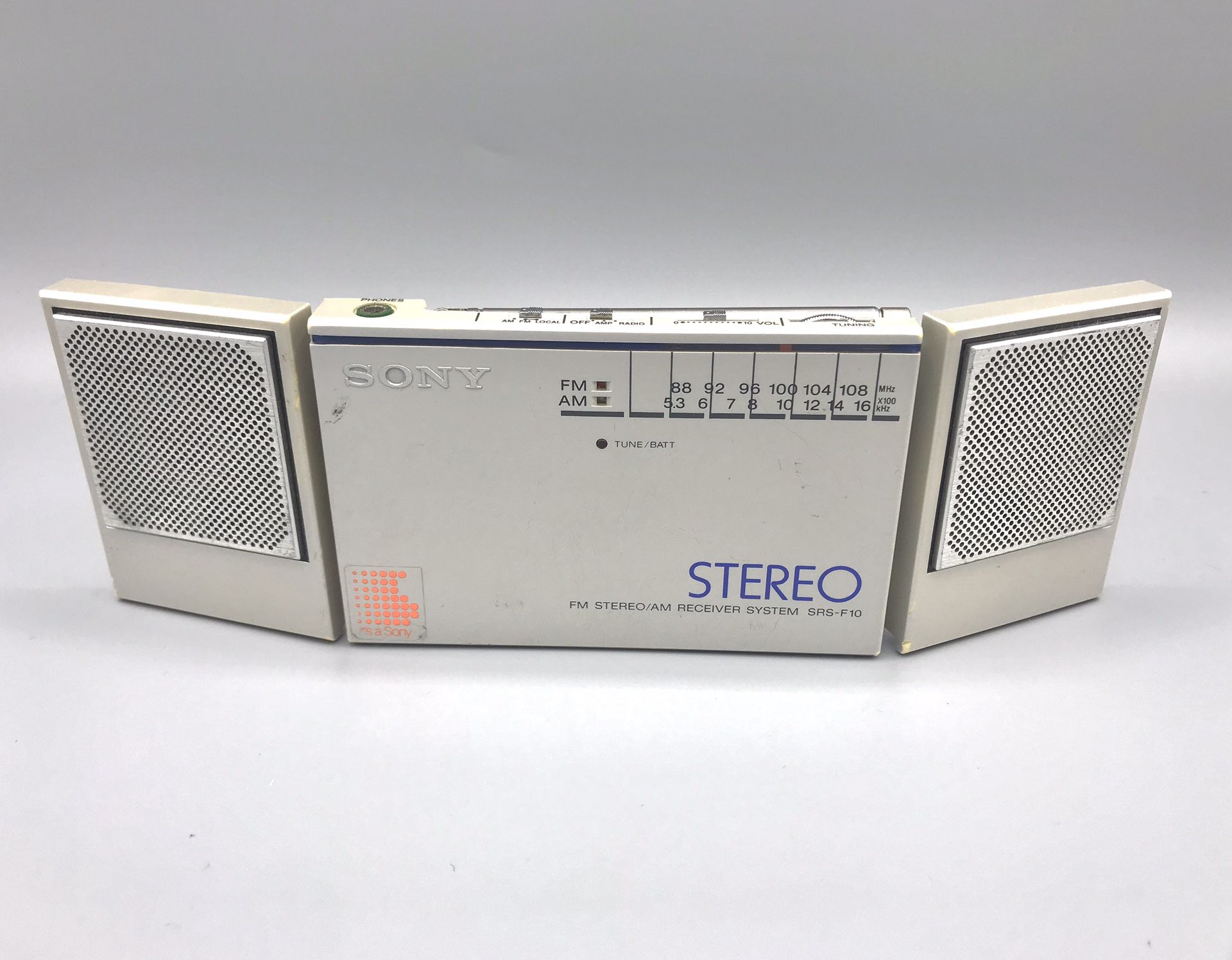 Vintage Sony SRS-F10 AM/FM Stereo Radio Walkman Boombox Tested Works