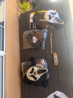 Ghost Face Halloween Costume Set