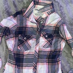 small pink flannel