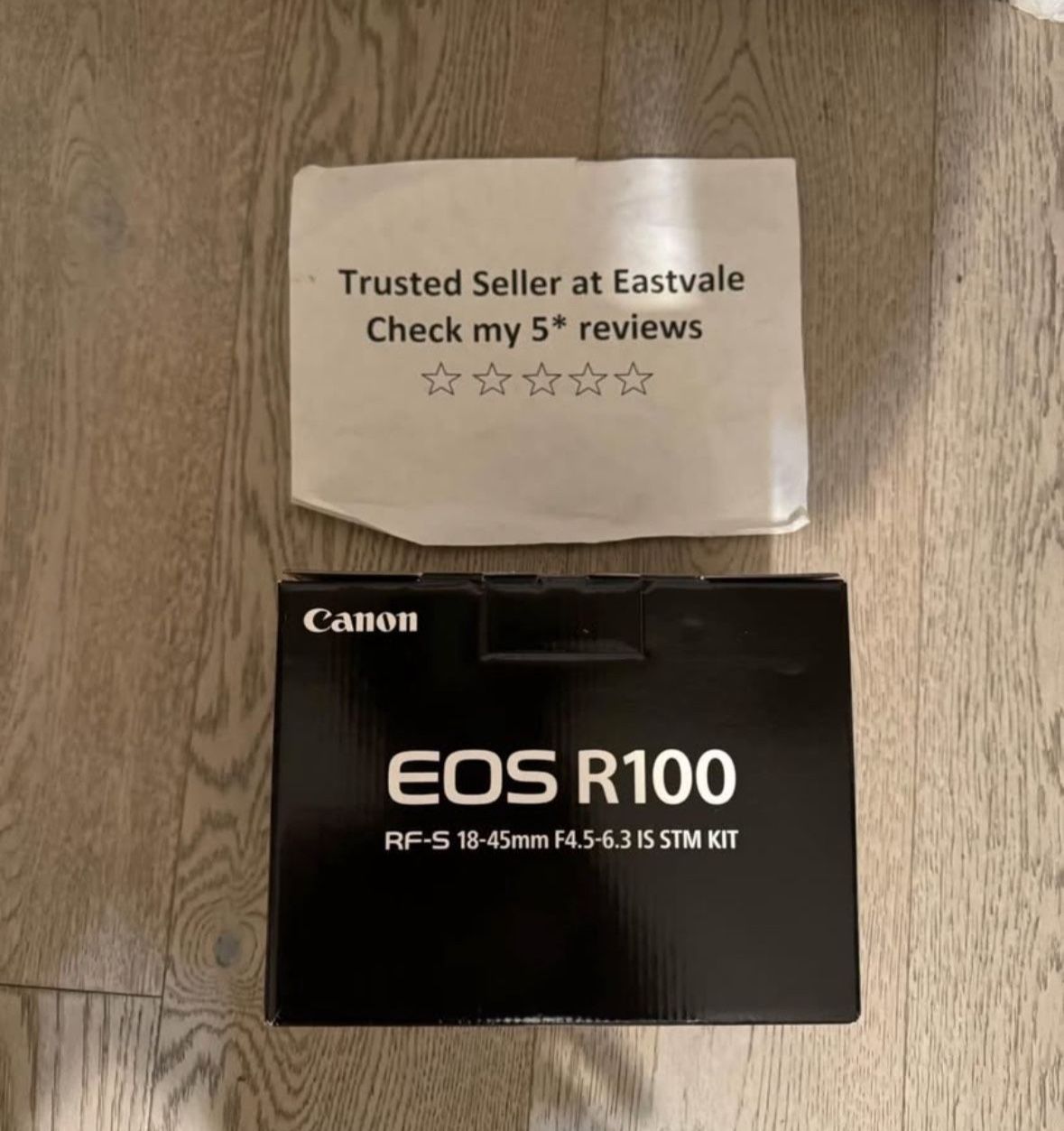 Canon EOS R100 RF-S18-45mm F4.5-6.3 is STM Lens Kit, Mirrorless Camera, RF NEW