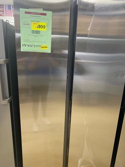 Samsung Bespok 36 in cu ft standard Depth side by side Refrigerator with Beverage Center Stainless Steel wi