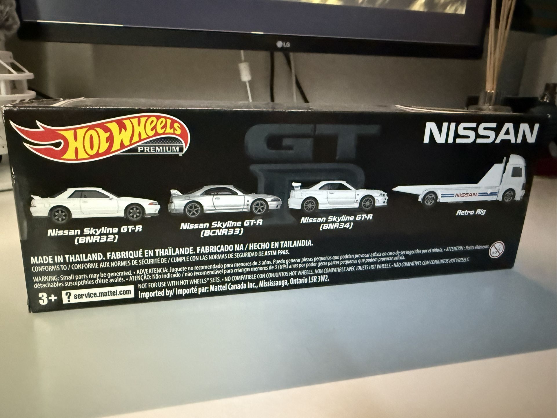 Hot wherls premium Diorama Box Set Nissan Skyline GT R32 R33 R34
