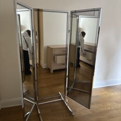 Tri-Fold Mirror (Price Negotiable)