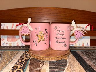 Rae Dunn Merry, Blessed, Christmas, Obsessed Mug, READ Description
