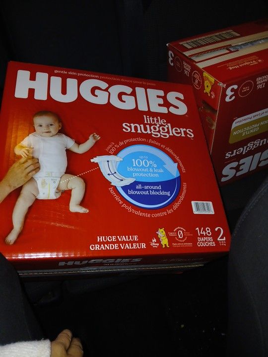 Huggies Snugglers Size 2 148 Count