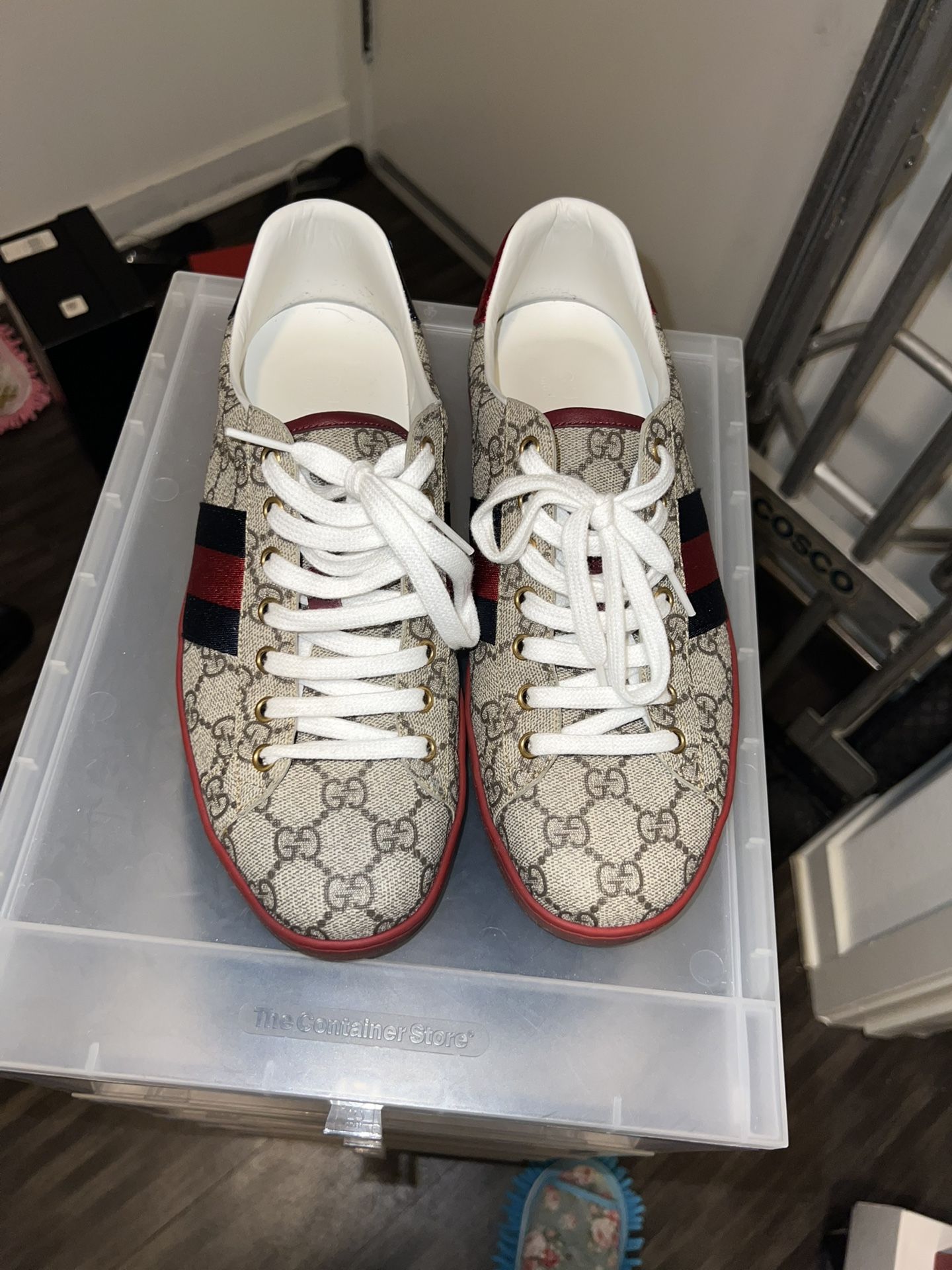 Gucci Maroon Shoes Used Sz8.5