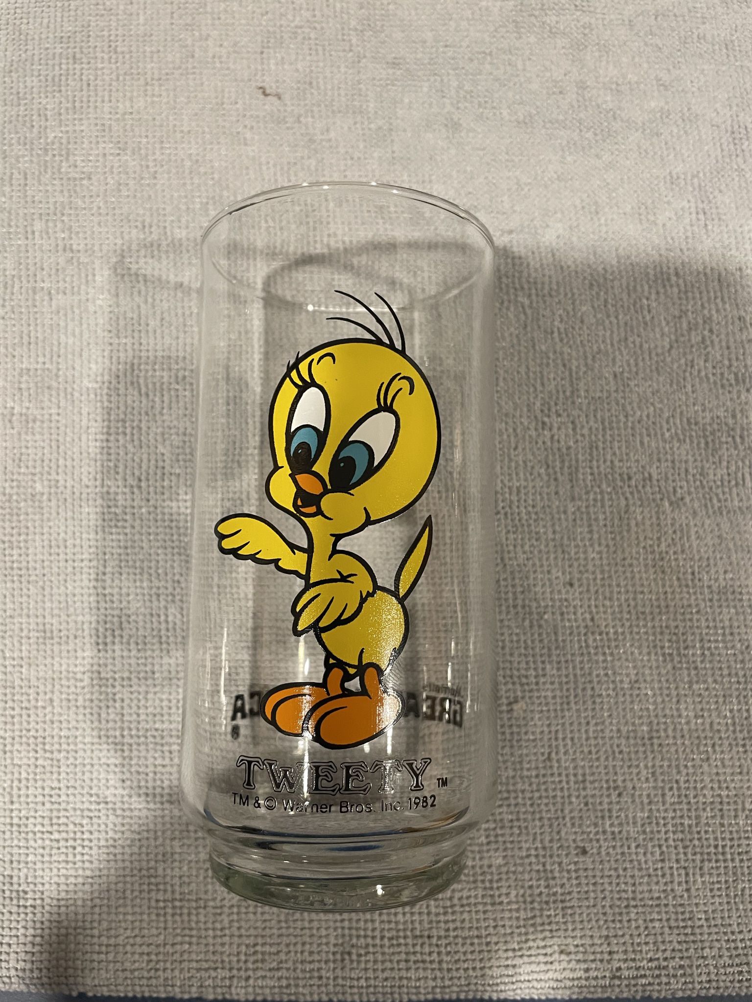 Mint 1981 Great America Tweetie Bird Glass