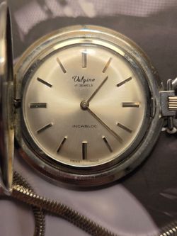 Vintage Swiss made pocket watch lot of 3