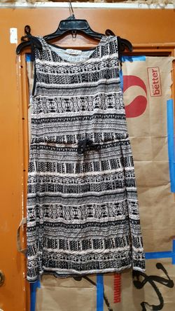 Rose Pink tribal looking design dress