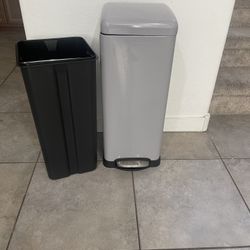Metal 11 Gallons Trash Can 