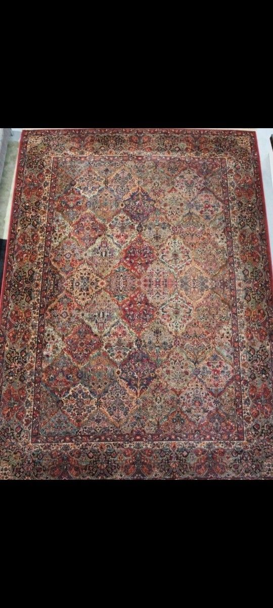 8.8×12 (9x12)Karastan Wool Rug 717 Multi-panel Kirman