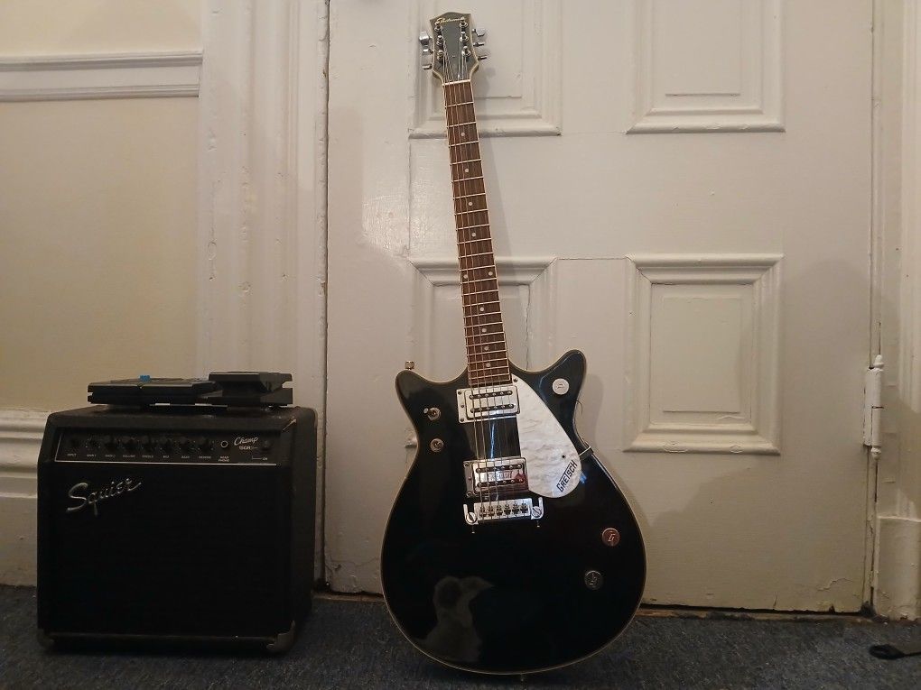 Gretsch Electromatic + Amp + Pedal