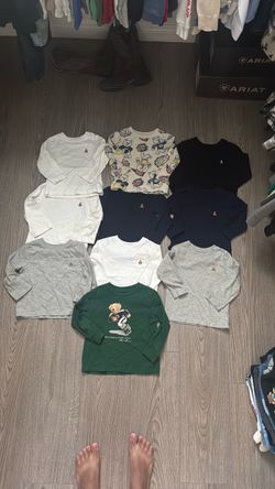 Gap baby and polo long sleeve shirts