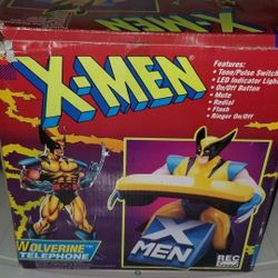 Marvel X-Men wolverine telephone/phone 1994 toy (new) memorabilia mancave collectable