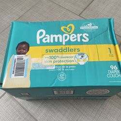 Pampers Swaddlers Size 1 Diapers 96ct
