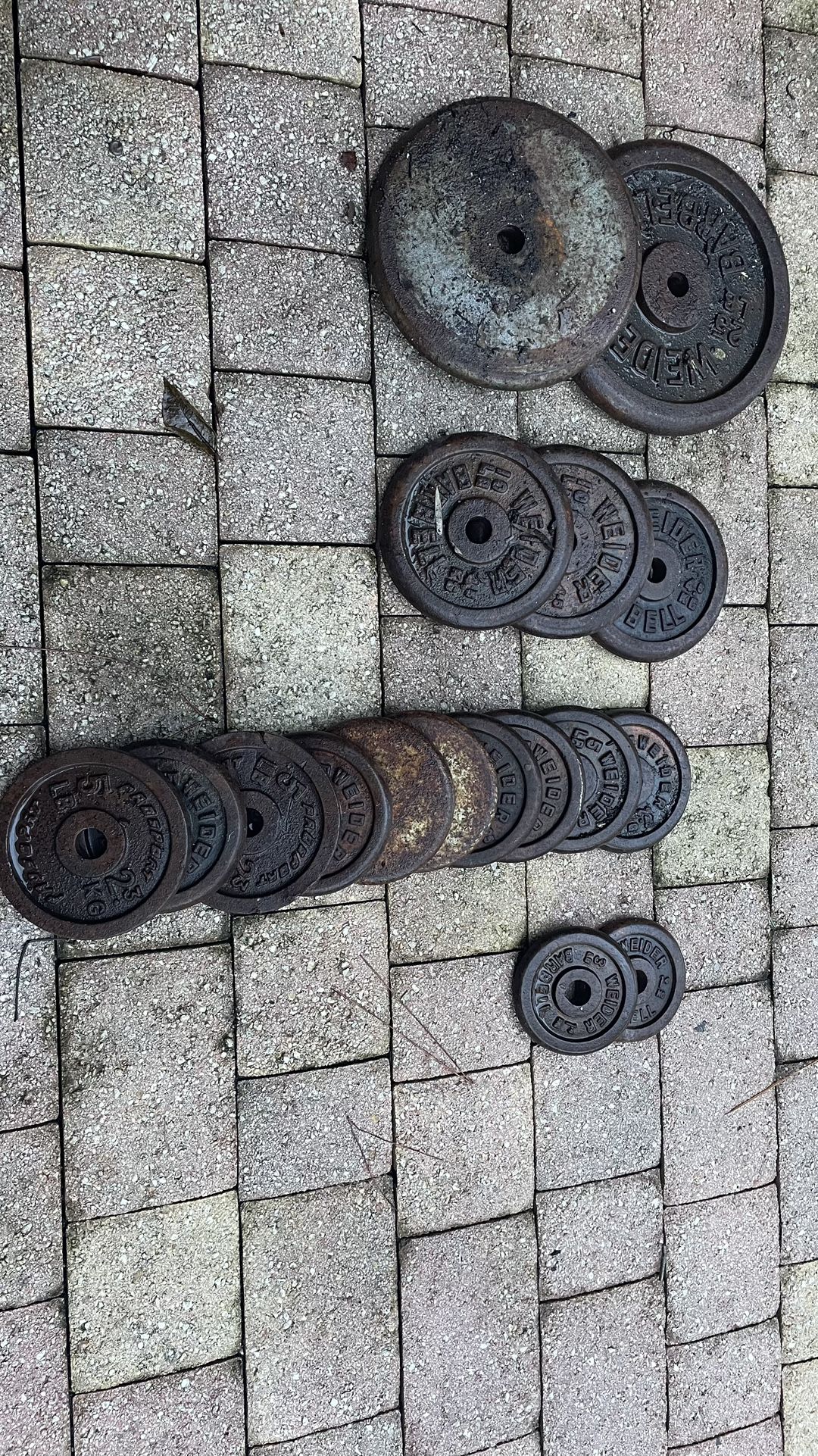 Weights  $125.00 CASH, TEXT FOR PRICES 