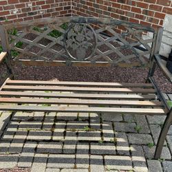 Outdoor Metal Bench