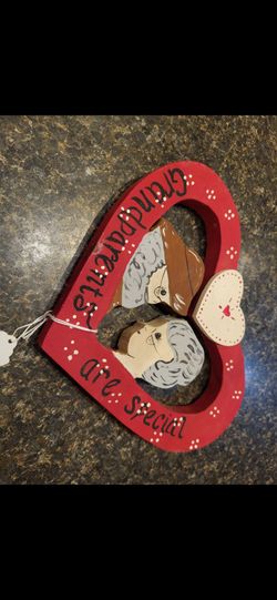 GRANDPARENTS ARE SPECIAL wood decor