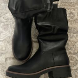 Black Leather Boots