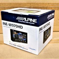 Alpine INE-W970HD Navigation Apple Carplay Touchscreen Stereo System YouTube Netflix CD DVD Bluetooth 🚨 Payment Options Available 🚨 