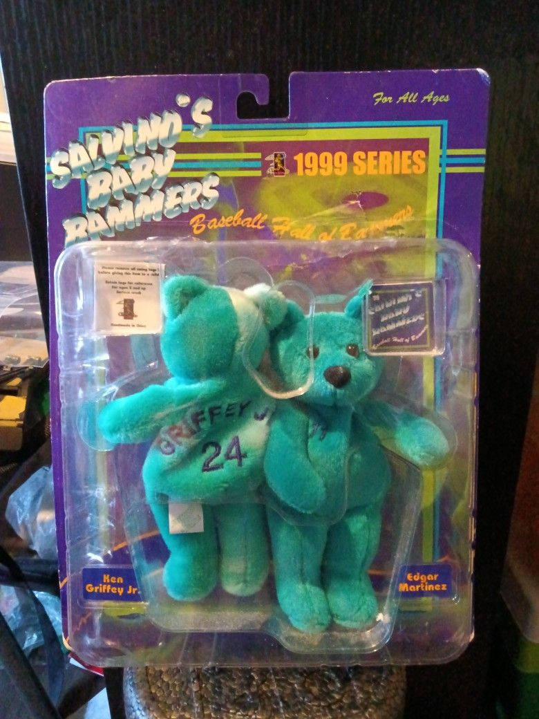 Beanie Baby. Ken Griffey Jr. And Edgar Martinez