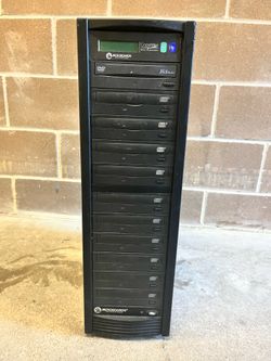 MicroBoards Technology Copywriter 10 Disk DVD Burner Autocopy Duplicator Machine