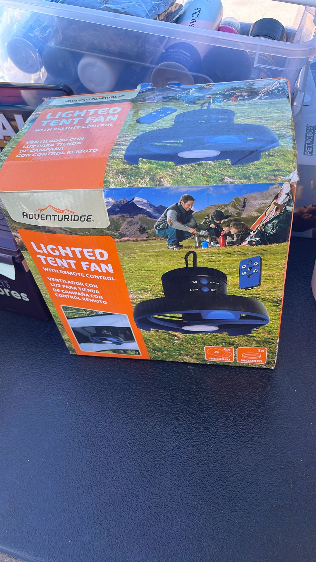 Lighted Tent Fan