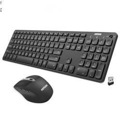 Arteck 2.4G Wireless Keyboard and Mouse Combo