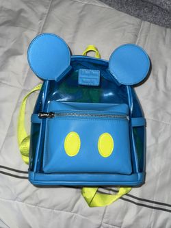 Disneyland Clear Blue Neon Loungefly