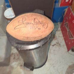 Football with two signatures