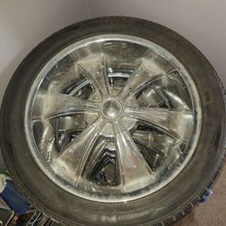 Set Of Rims And Tires