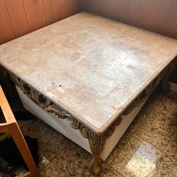 Marble Coffee Table 41”x41”x19”