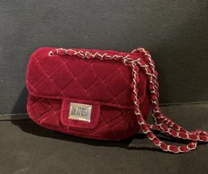 Red Velvet Purse