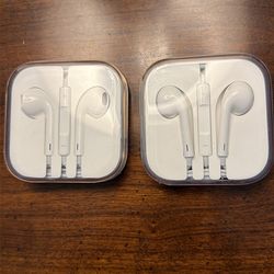 Apple earbuds in the case brand new $12 each
