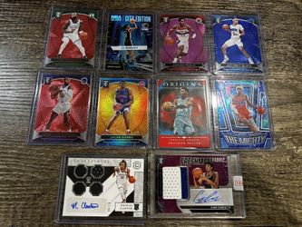 NBA NUMBERED, AUTOS, RC CARDS LOT