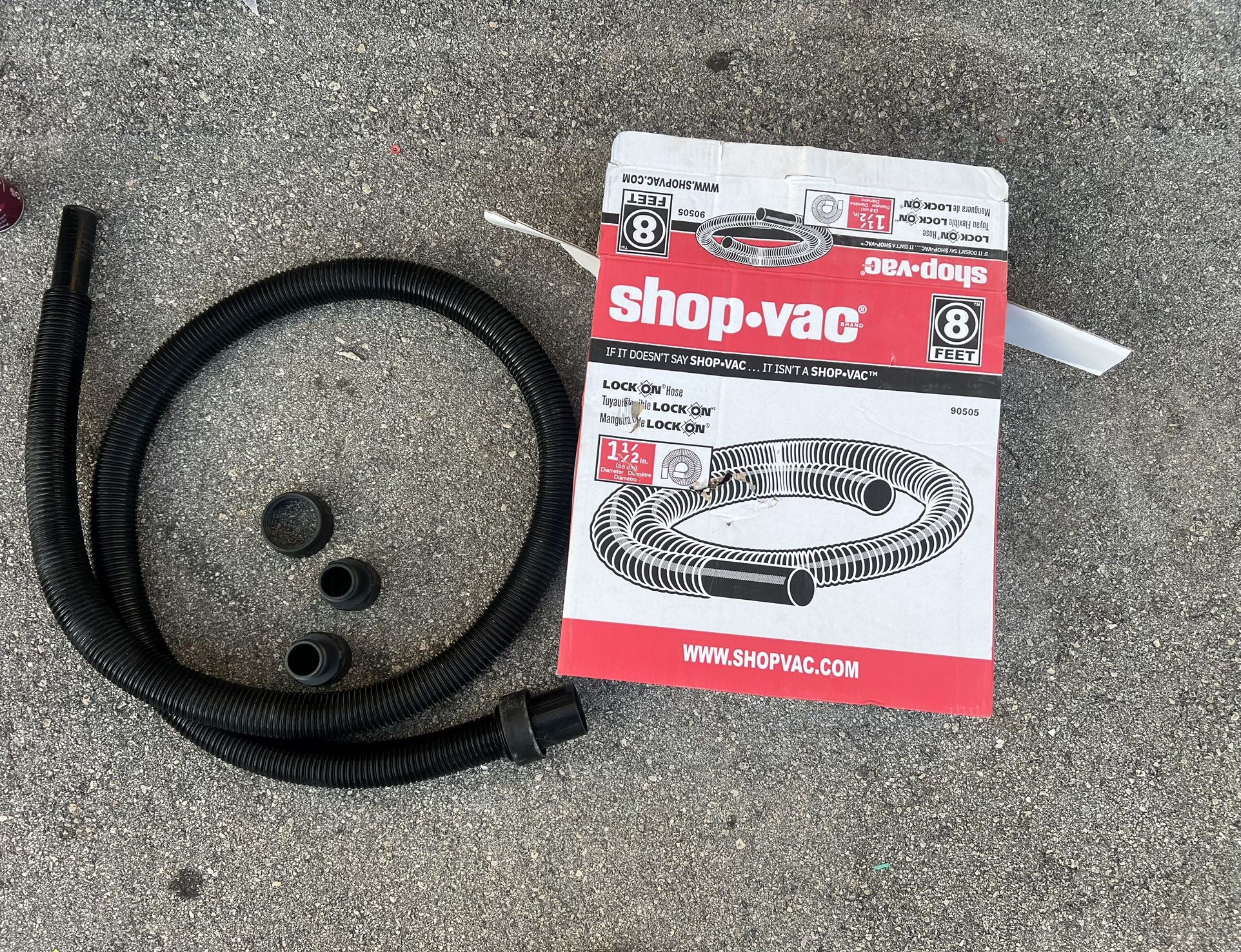 8FT Hose for Shop-Vac Craftsman (2 available $15 each firm)