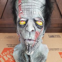 Vintage Halloween Sealed Frankenstien Mask Retro Haunted Fun