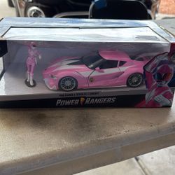 Pink Power Rangers car Toyota FT1
