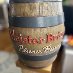 THE PETER HAND BREWERY CO CHICAGO, ILL VINTAGE MEISTER BRAU 12" BEER KEG 