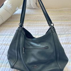 Green Coach Purse/Bag