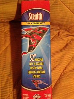 Stealth 3d nylon kite 52 inch wing span