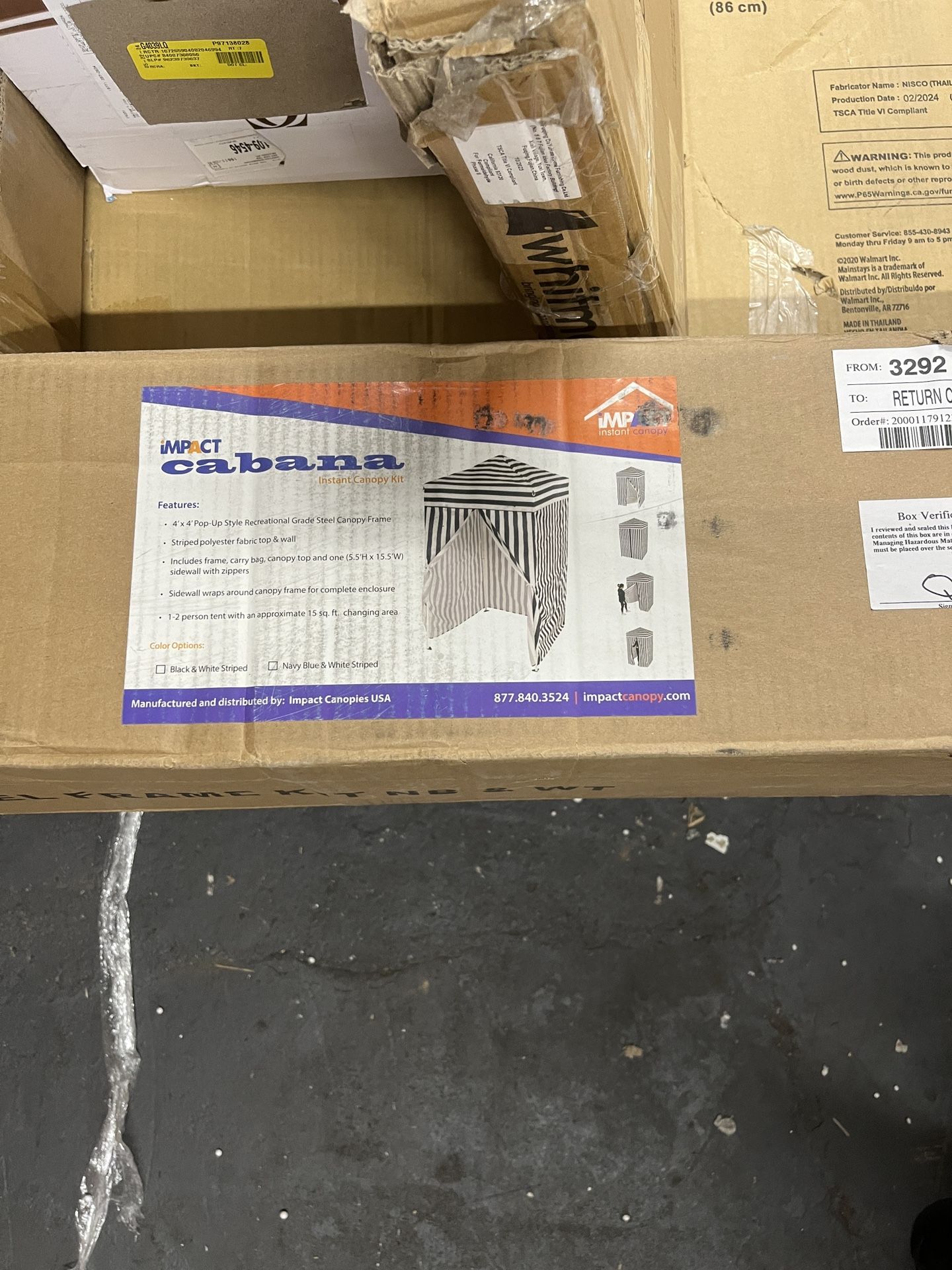 Impact Canopy 4 x 4 Pop Up Changing Dressing Room, Privacy Cabana, Portable Changing Room