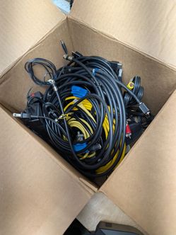 Electronic Items and Cables Lot