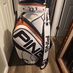 Golf Bag Leather Ping Pro